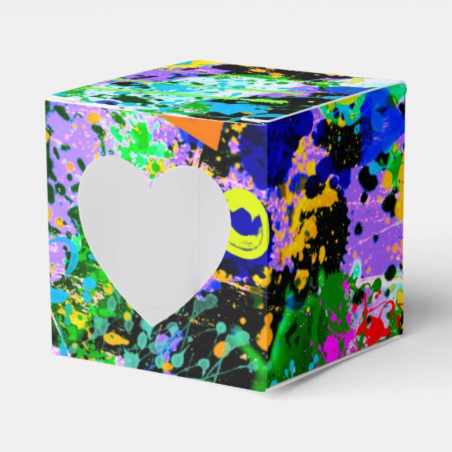 Graffiti Carnival Favor Boxes (Front Side)