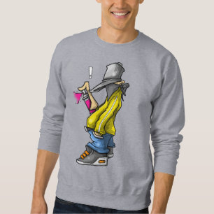 Graffiti Character spray paint vandal art design Sweatshirt