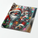 Graffiti Christmas Wrapping Paper<br><div class="desc">Graffiti Christmas</div>