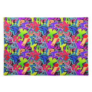 Graffiti Cloth Placemat