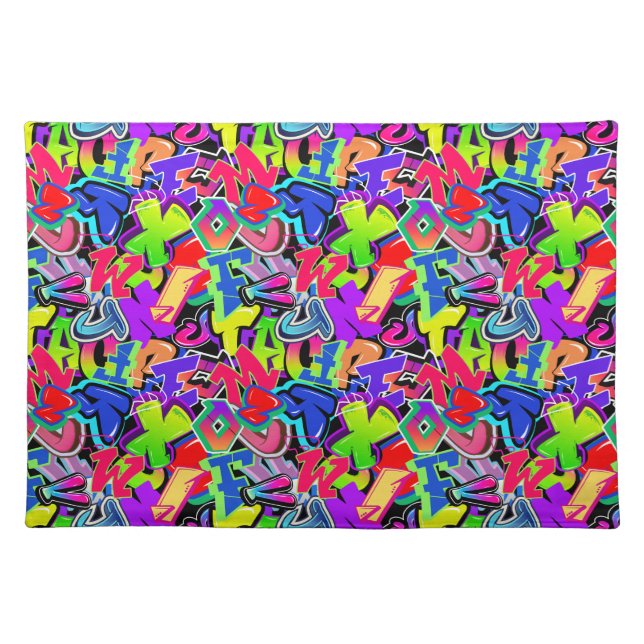 Graffiti Cloth Placemat (Front)