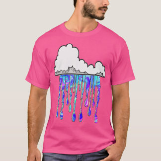 Graffiti Cloud Purple Art by LowEndGraphics 1 T-Shirt
