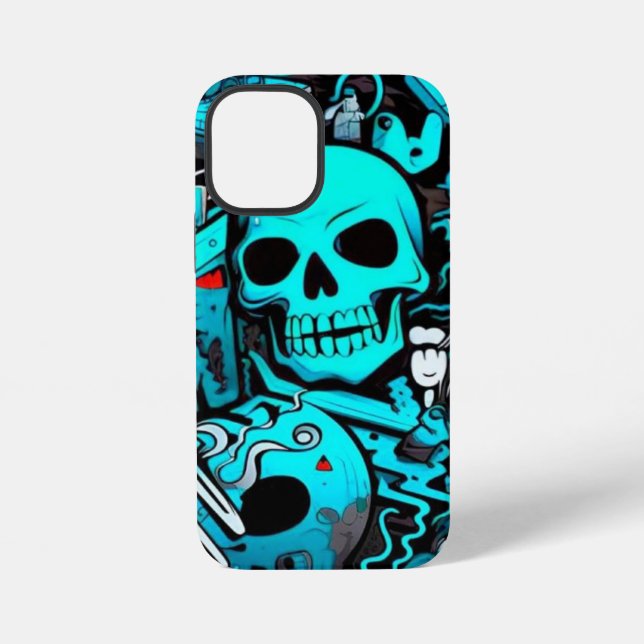 Graffiti colorful iPhone 12 Mini Tough Case, Gloss Case (Back)