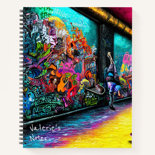 Graffiti Coming to Live Notebook (Front)