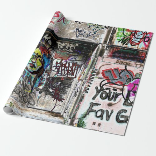 Graffiti Cool Decorative Urban Street Grunge Art Wrapping Paper