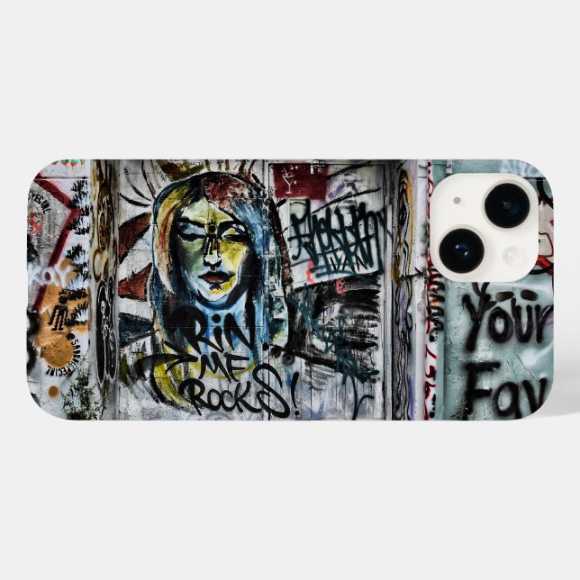 Graffiti Cool Modern Urban Street Art Case-Mate iPhone Case (Back (Horizontal))