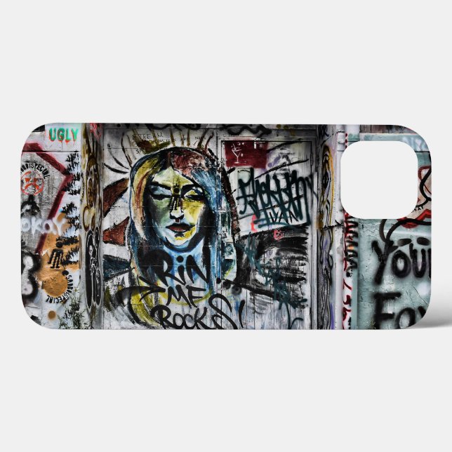 Graffiti Cool Modern Urban Street Art Case-Mate iPhone Case (Back (Horizontal))