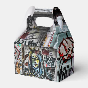 Graffiti Cool Modern Urban Street Art Favor Boxes