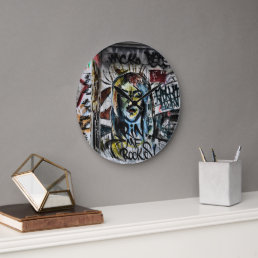 Graffiti Cool Modern Urban Street Art Large Clock