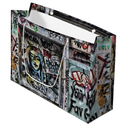 Graffiti Cool Modern Urban Street Art Large Gift Bag