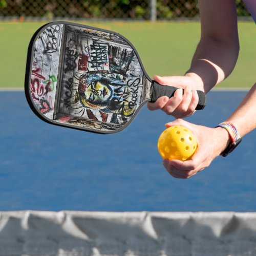 Graffiti Cool Modern Urban Street Art Pickleball Paddle