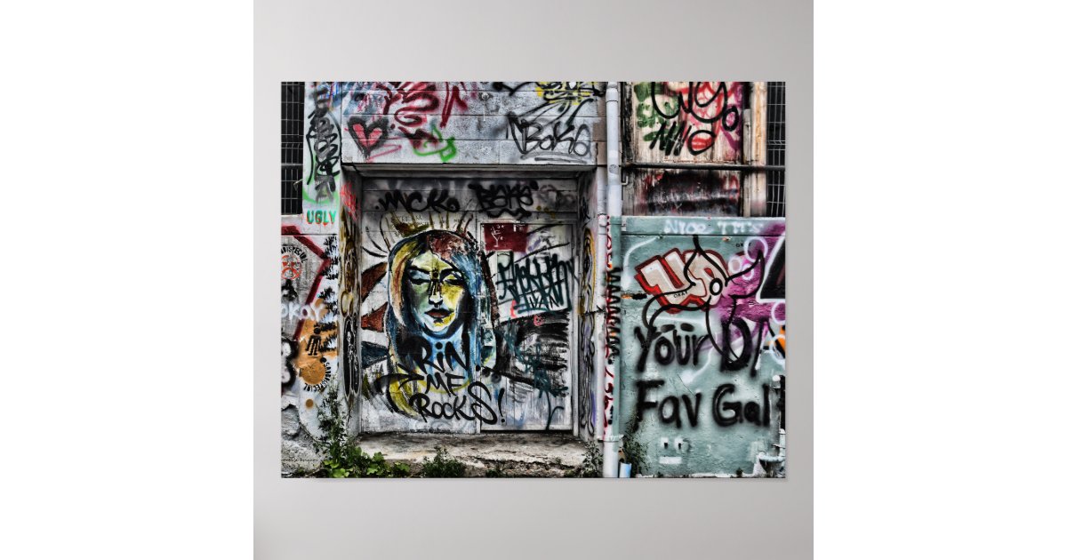Graffiti Street Art Wall Urban Poster