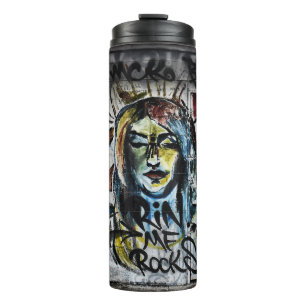 Graffiti Cool Modern Urban Street Art Thermal Tumbler
