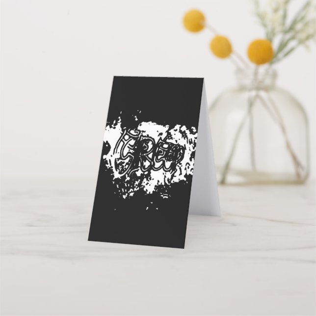 Graffiti Creep Appointment Card (Front)