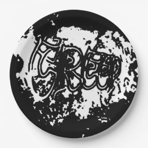Graffiti Creep Paper Plates