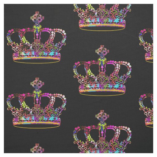 Graffiti crown fabric
