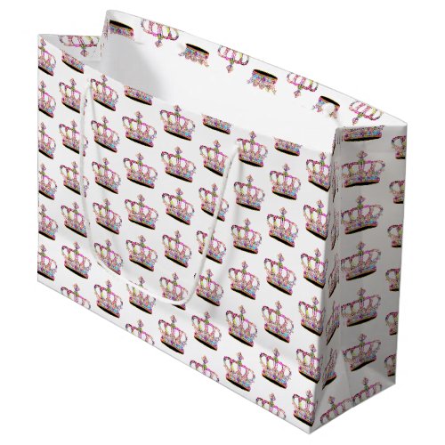 Graffiti crown large gift bag