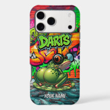 Graffiti Darts Frog iPhone / iPad case