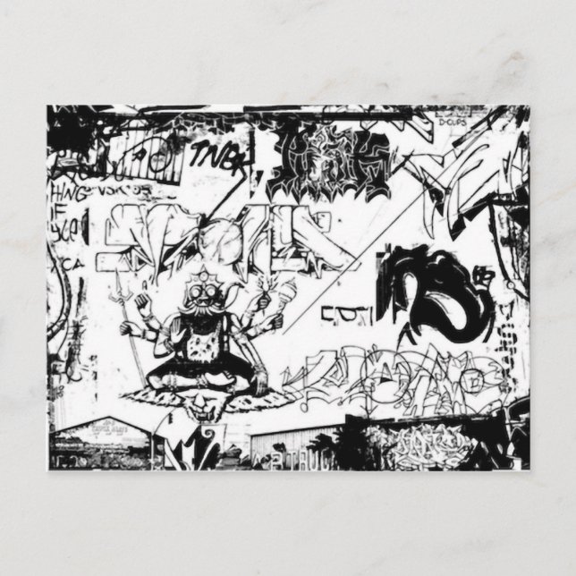 Graffiti Delight Postcard (Front)