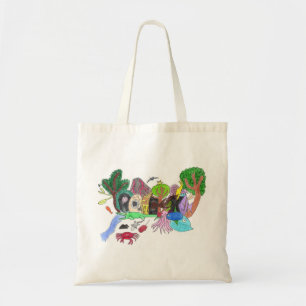 Graffiti Design #1 'ROCK' in Color on Tote bag