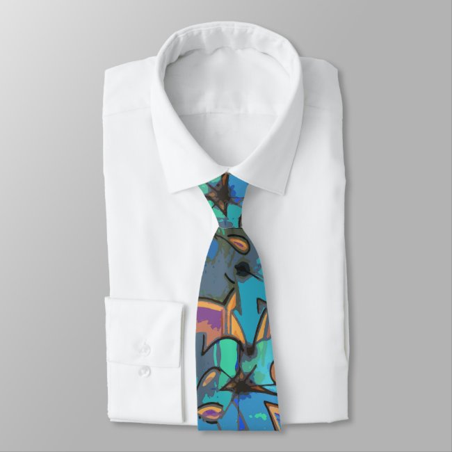 Graffiti Design Necktie
