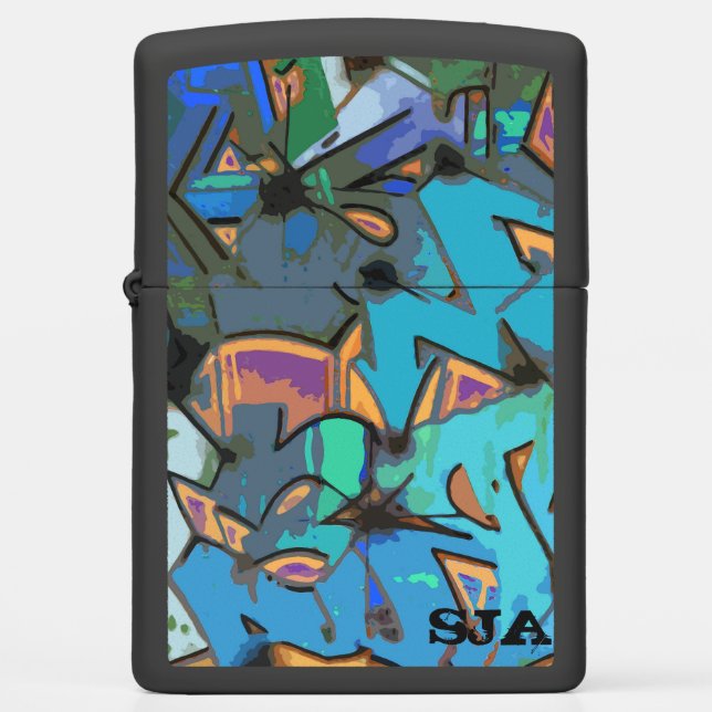 Graffiti Design Zippo Lighter (Front)