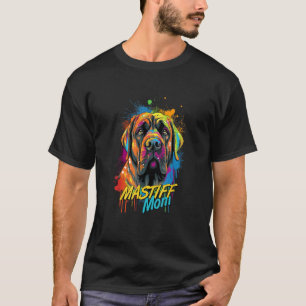 Graffiti English Mastiff Mom Mural Street Art Mast T-Shirt