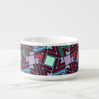 Graffiti Explosion Modern Geometric Pattern Bowl
