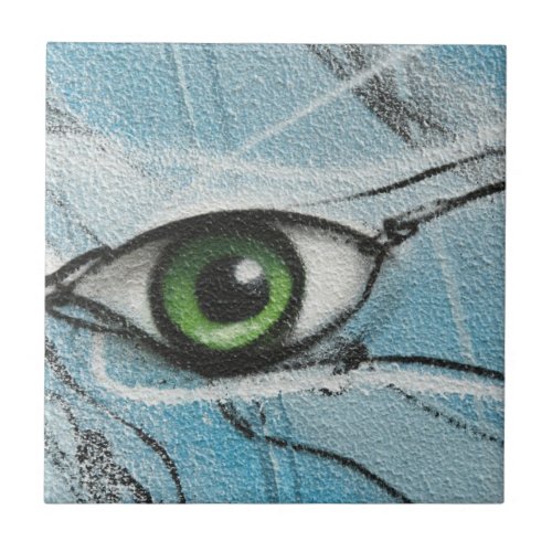 Graffiti Eye Ceramic Tile