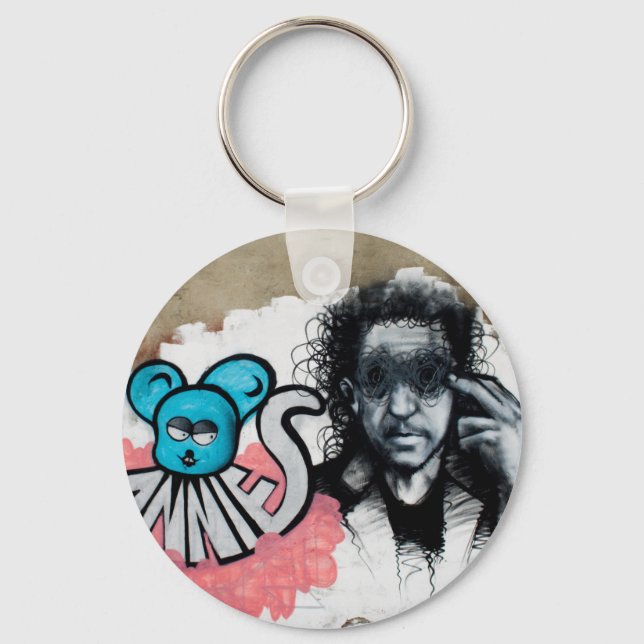 Graffiti Farbfotografie Acryl  Keychain (Front)