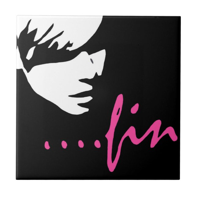 'Graffiti Fashion Art' Ceramic Tile (Front)