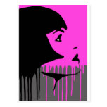 'Graffiti Fashion Design' Postcard