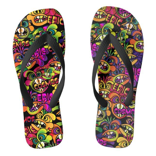 Graffiti   flip flops (Footbed)