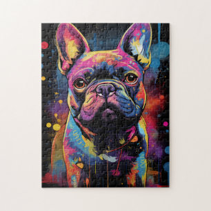 Graffiti French Bulldog Jigsaw Puzzle