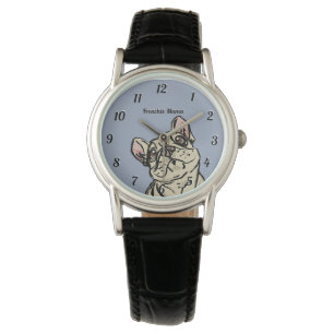 Graffiti French bulldog Watch