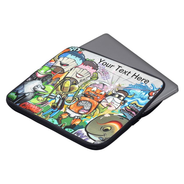 Graffiti Fun  Laptop Sleeve (Front Top)