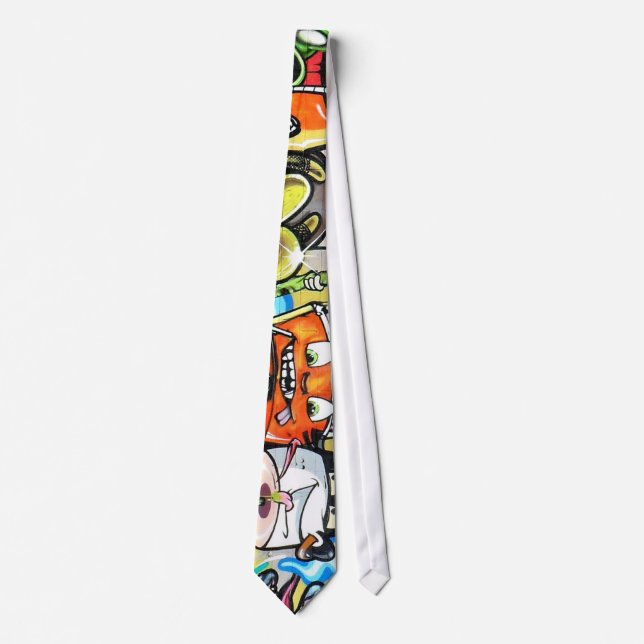 Graffiti Fun Neck Tie (Front)