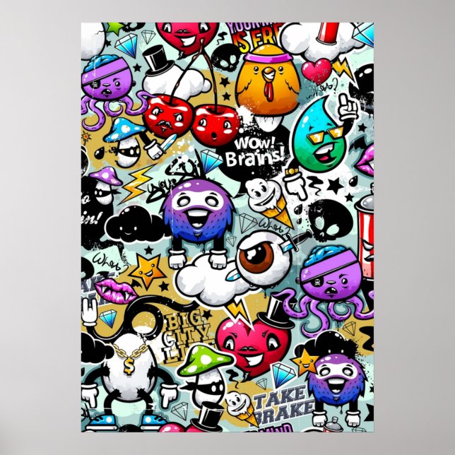 graffiti fun poster (Front)