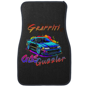 GRAFFITI GAS GUZZLER - DRIFT CAR FLOOR MAT