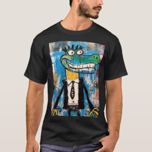 Graffiti Gator Street Art Crocodile T-Shirt