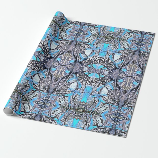 Graffiti Glass Wrapping Paper (Unrolled)