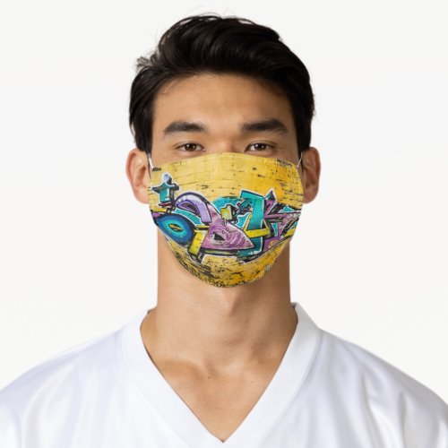 Graffiti Grundarfjordur Iceland Adult Cloth Face Mask