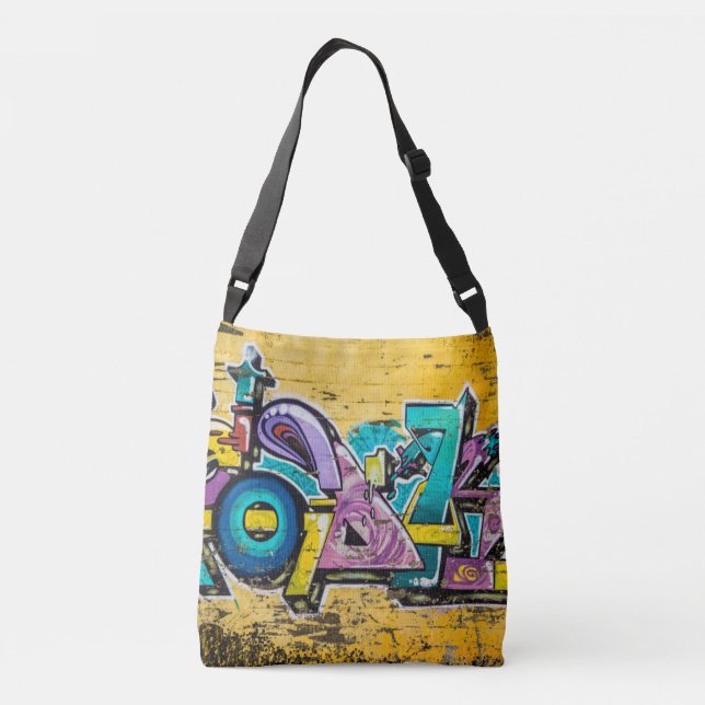 Graffiti, Grundarfjordur, Iceland Crossbody Bag (Back)