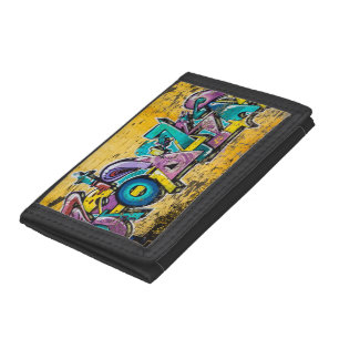 Graffiti, Grundarfjordur, Iceland Trifold Wallet