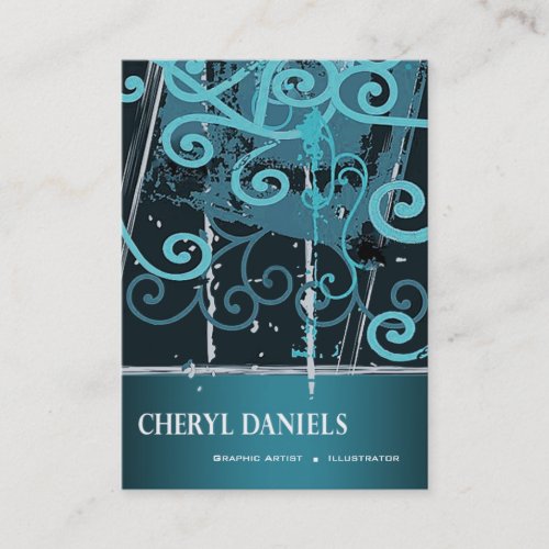 Graffiti Grunge Graphic Artist Illustrator Business Card