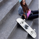 Graffiti grunge Skateboard with name for teens<br><div class="desc">Grunge but elegant this skateboard is ideal for teens who like to skateboard outdoor and be fancy as well. Great as gift for birthday or any other occasion. You can customize it with a name or anything else such as "Flip it" or "Peace". Contact me if you need to adjust...</div>