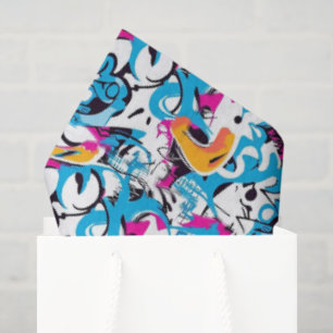 Graffiti Grunge Tissue Paper