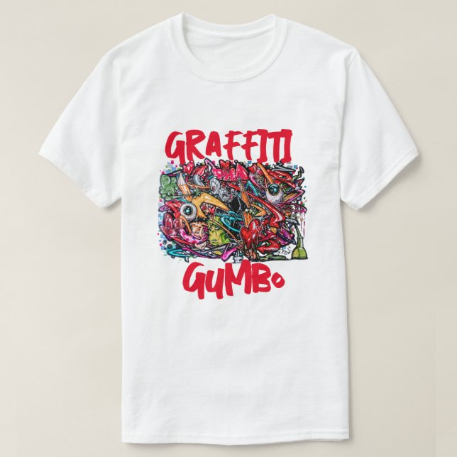 Graffiti Gumbo T-Shirt (Design Front)
