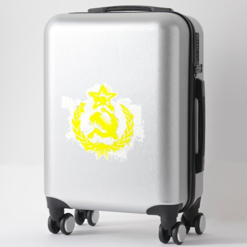 Graffiti Hammer  Sickle Extra Large Stickers