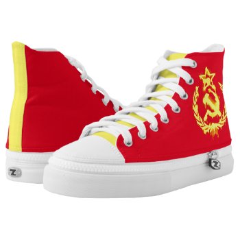 Graffiti Hammer & Sickle Shoes by Communist_Party at Zazzle